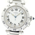 CARTIER W31005H3 Pasha 38mm Early Model Roman Numerals Automatic Men's Watch - Excellent Condition