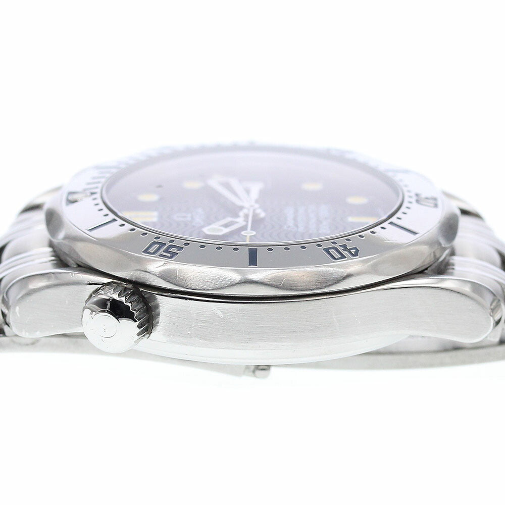 OMEGA 2552.80 Seamaster Diver 300M Date Automatic Watch (Boys' Size) with Warranty Card