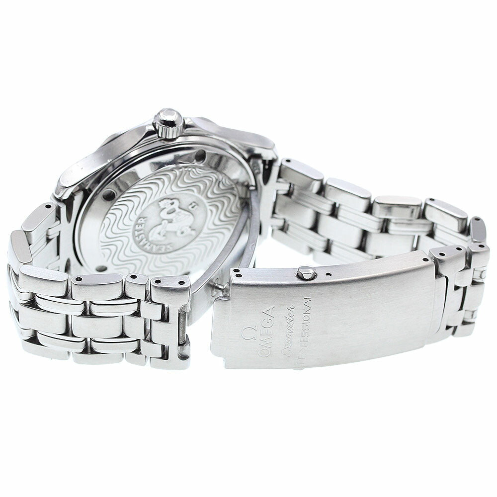 OMEGA 2552.80 Seamaster Diver 300M Date Automatic Watch (Boys' Size) with Warranty Card