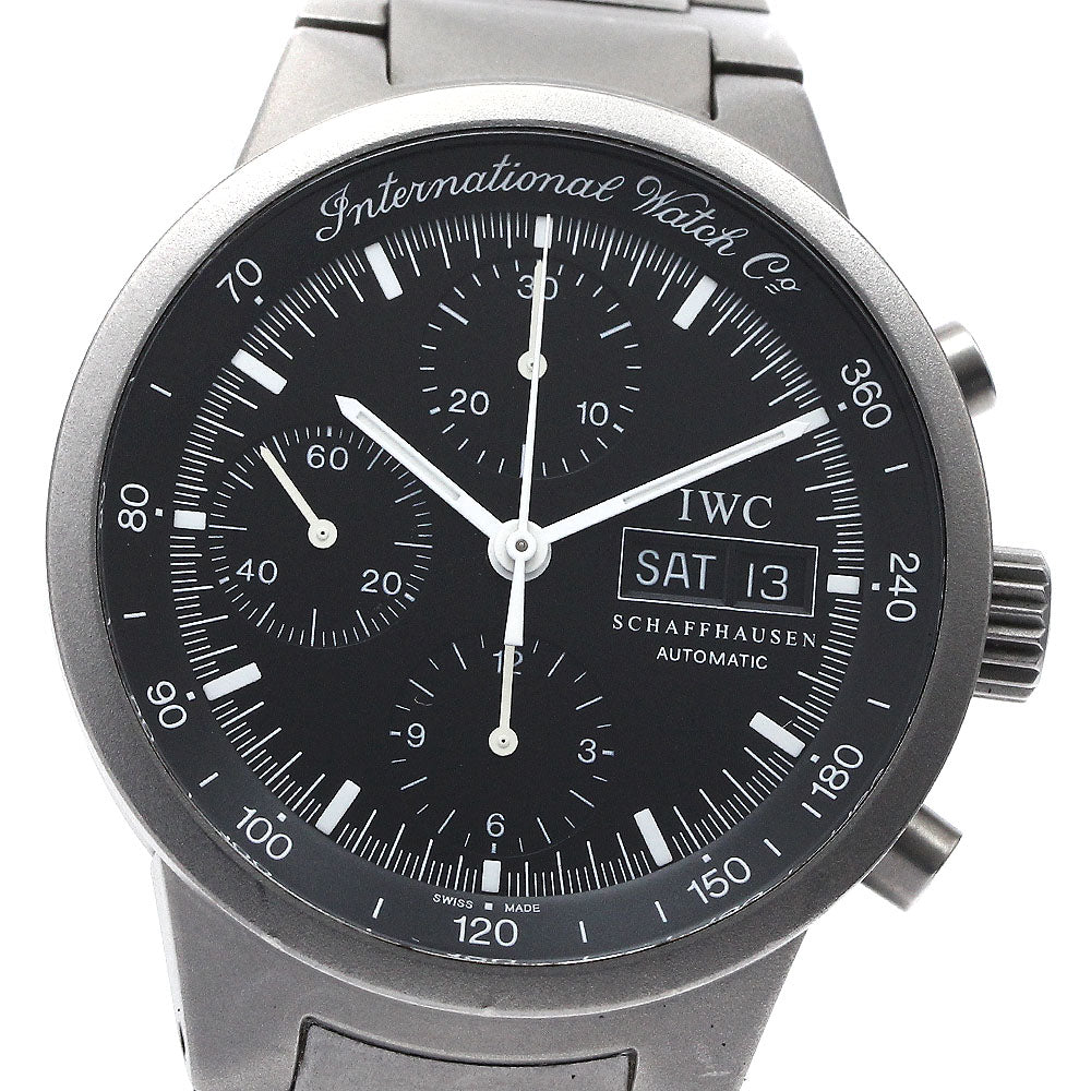 IWC SCHAFFHAUSEN IW370703 GST Chronograph Automatic Men's Watch with Warranty Card