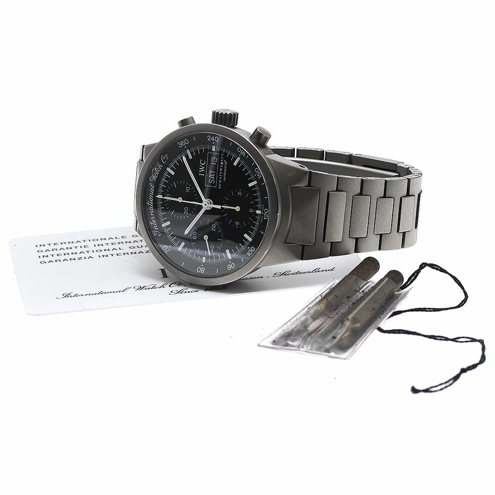 IWC SCHAFFHAUSEN IW370703 GST Chronograph Automatic Men's Watch with Warranty Card