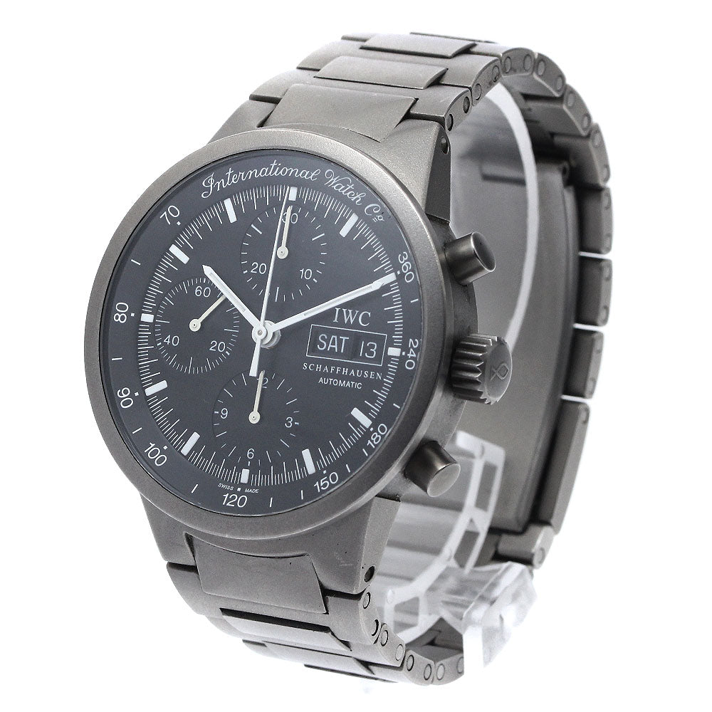 IWC SCHAFFHAUSEN IW370703 GST Chronograph Automatic Men's Watch with Warranty Card