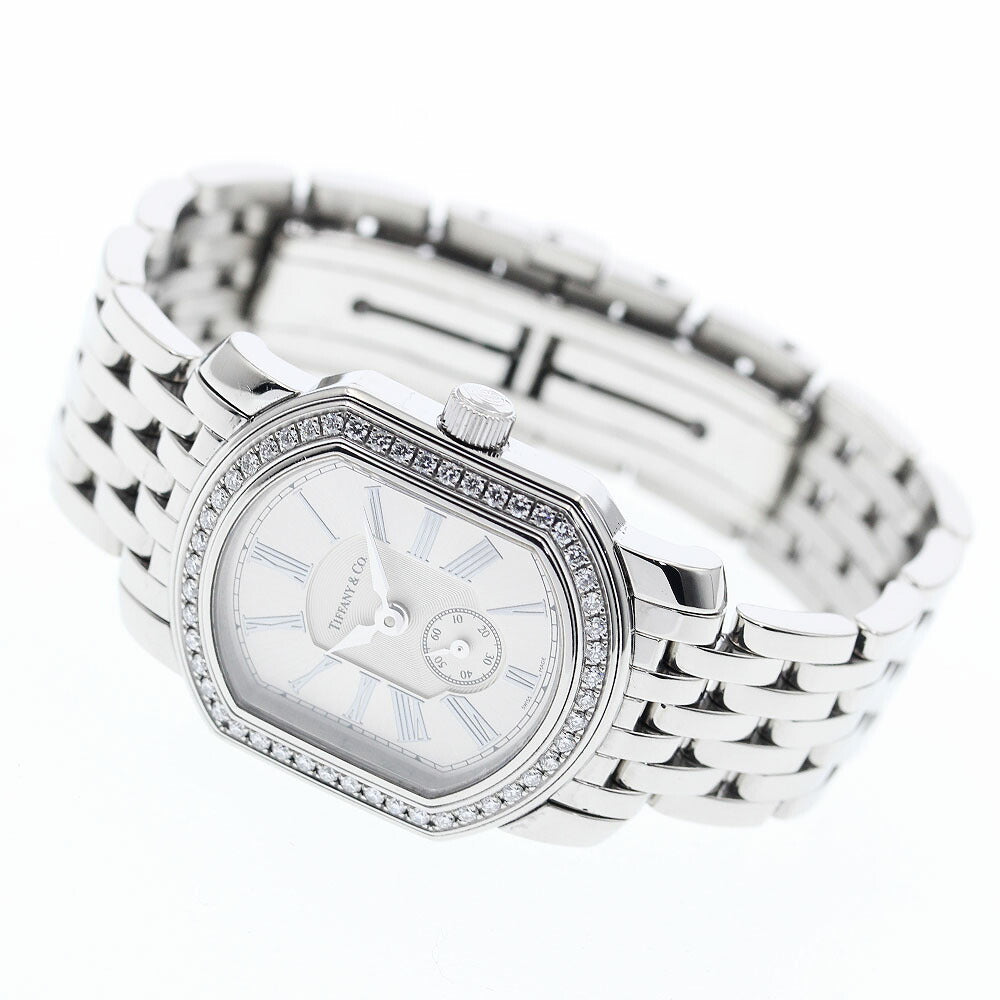 TIFFANY&Co. Mark Coupe Diamond Bezel Quartz Ladies Watch