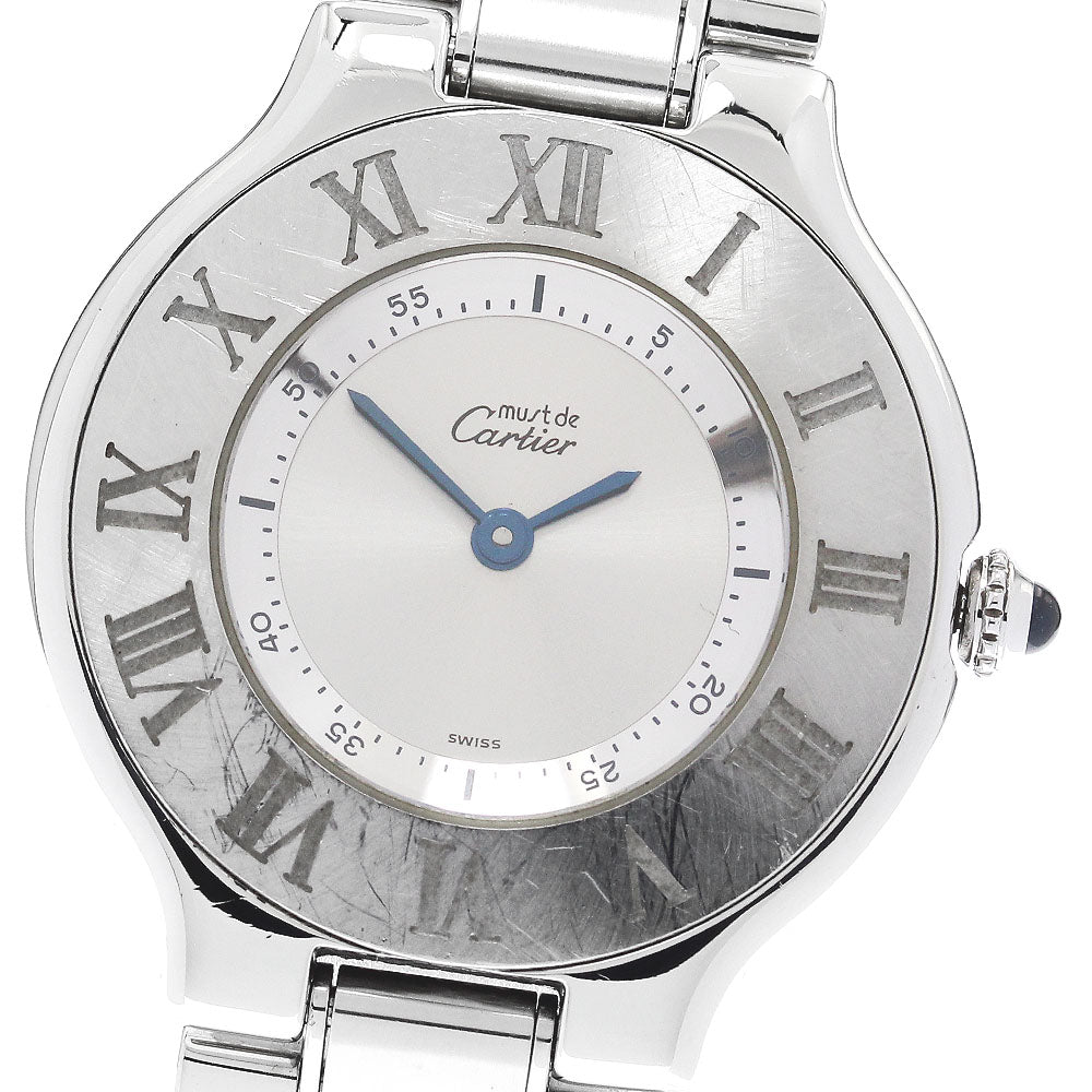 CARTIER W10110T2 Must 21LM Quartz Boys' Watch with Warranty