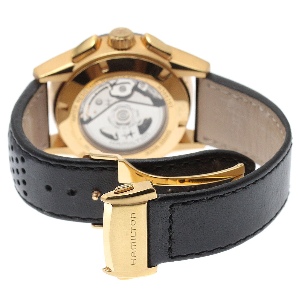 HAMILTON H366260 Jazzmaster Performer Chronograph Date Automatic Men's Watch (Good Condition)