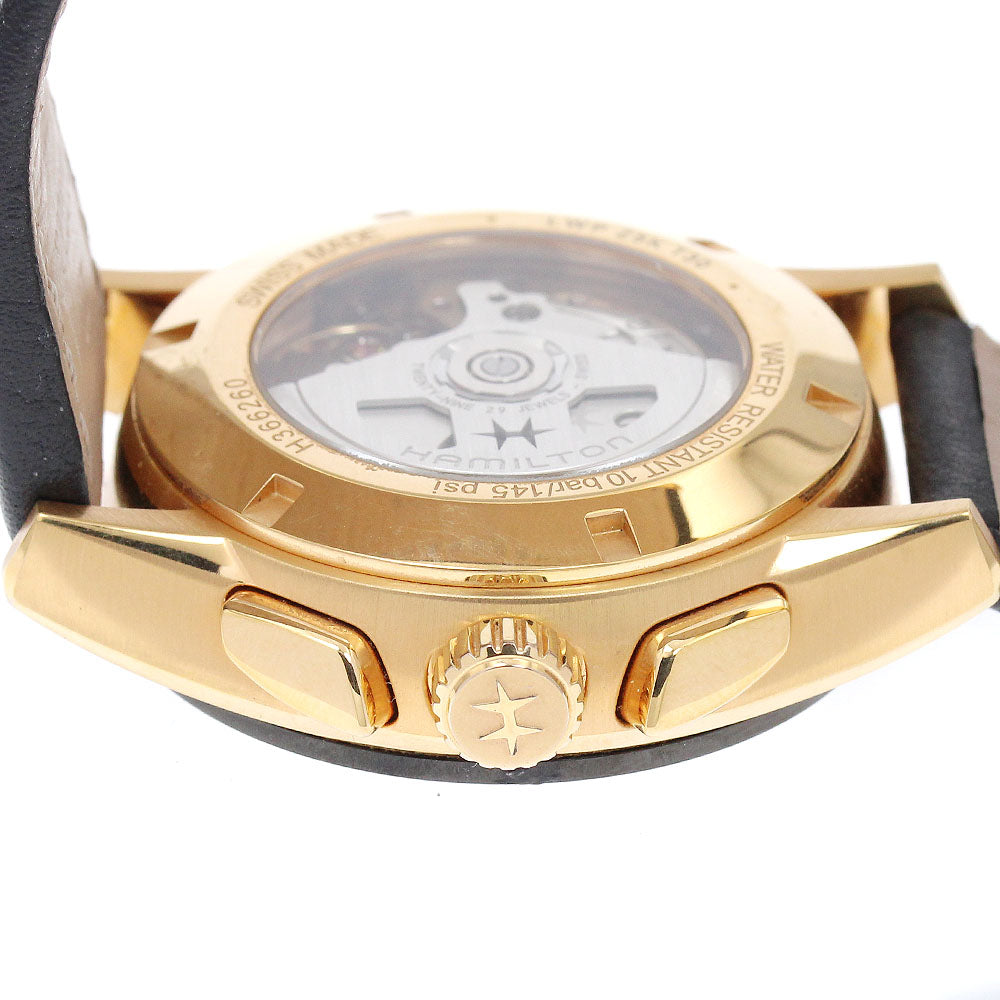 HAMILTON H366260 Jazzmaster Performer Chronograph Date Automatic Men's Watch (Good Condition)
