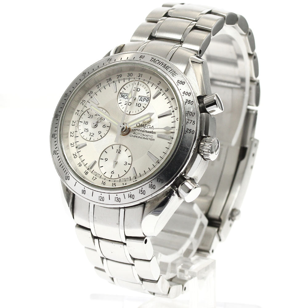 OMEGA 3221.30 Speedmaster Triple Calendar Chronograph Automatic Men's Watch with Warranty Card