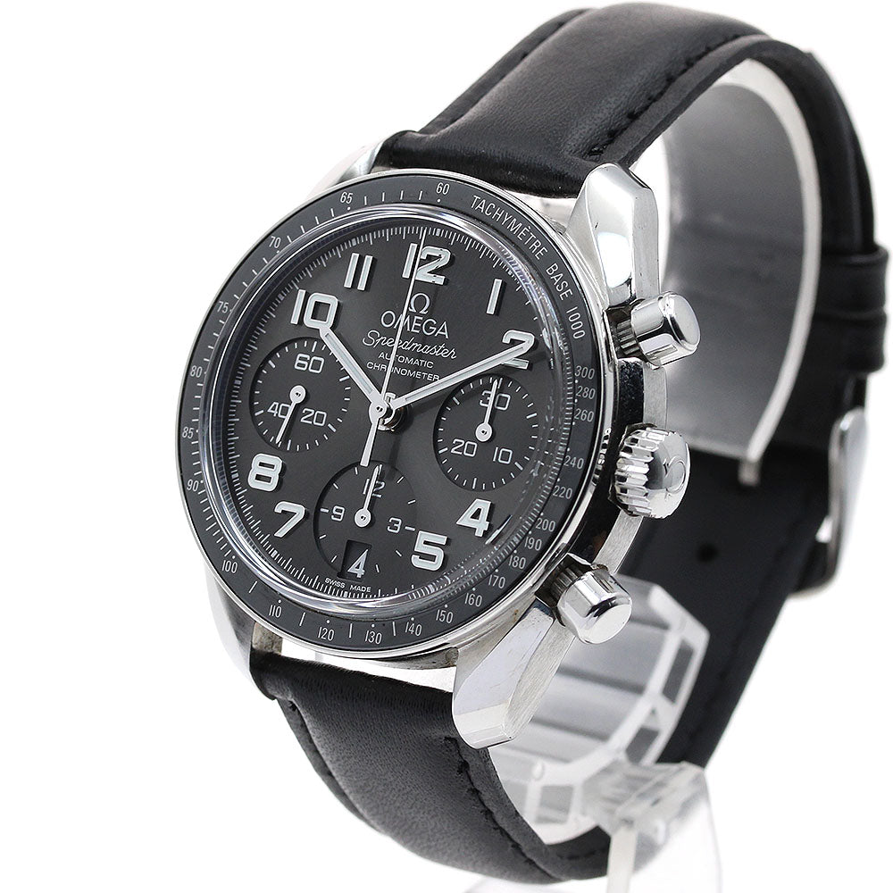 OMEGA 324.33.38.40.06.001 Speedmaster Date Chronograph Automatic Ladies' Watch Excellent Condition with Warranty.