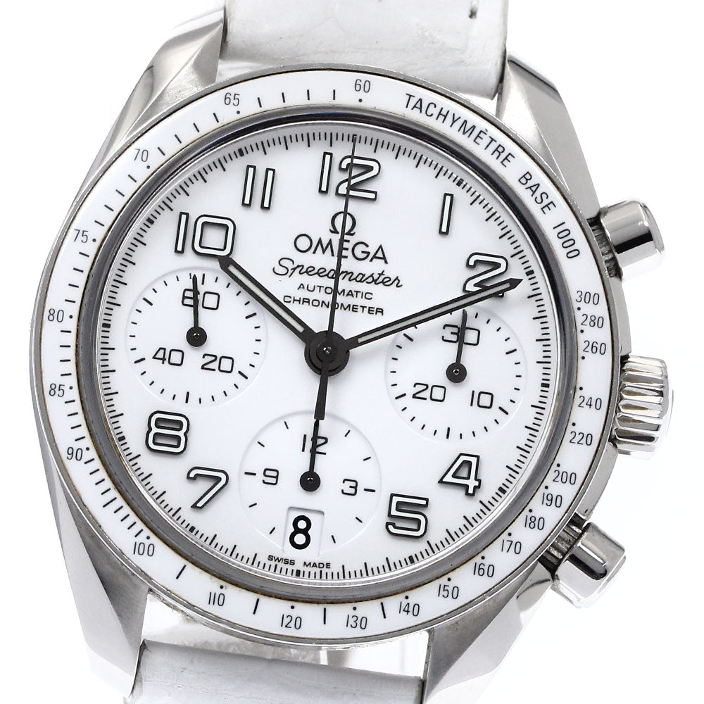 OMEGA 324.33.38.40.04.001 Speedmaster Date Chronograph Automatic Women's Watch with Warranty Card