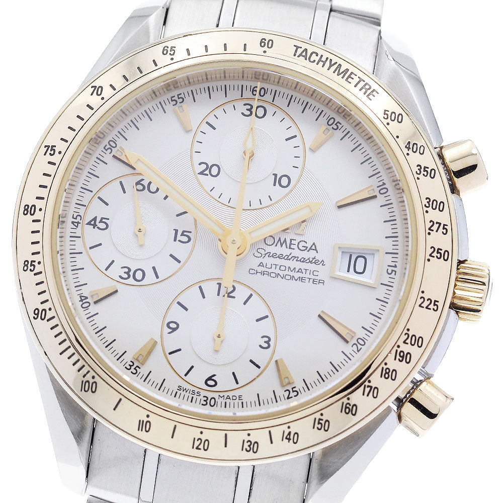 OMEGA 323.21.40.40.02.001 Speedmaster Date Chronograph Automatic Men's Watch (Good Condition)