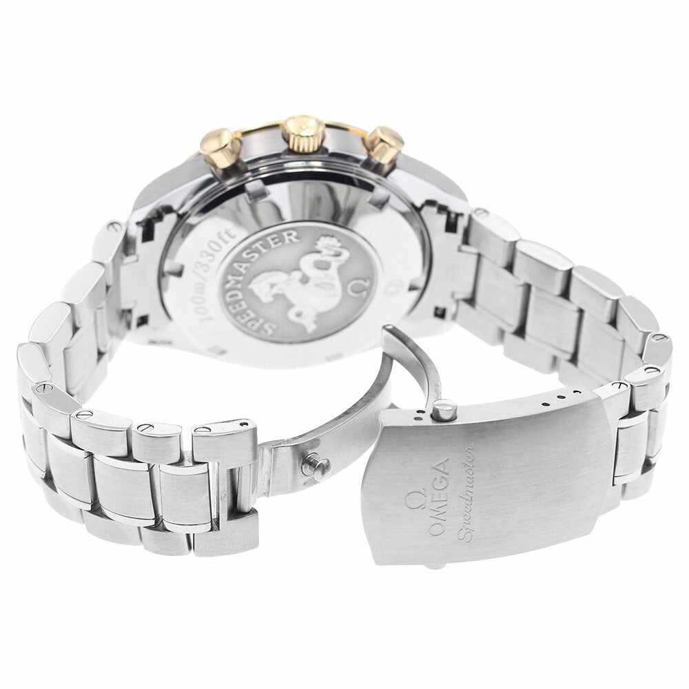 OMEGA 323.21.40.40.02.001 Speedmaster Date Chronograph Automatic Men's Watch (Good Condition)