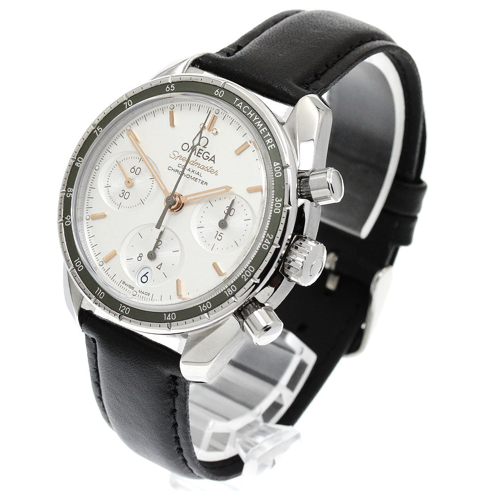 OMEGA 324.32.38.50.02.001 Speedmaster 38 Co-Axial Chronograph Automatic Men's Watch Excellent Condition with Warranty.