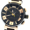 LOUIS VUITTON Q118N Tambour Quartz Men's Watch with Box and Warranty Card