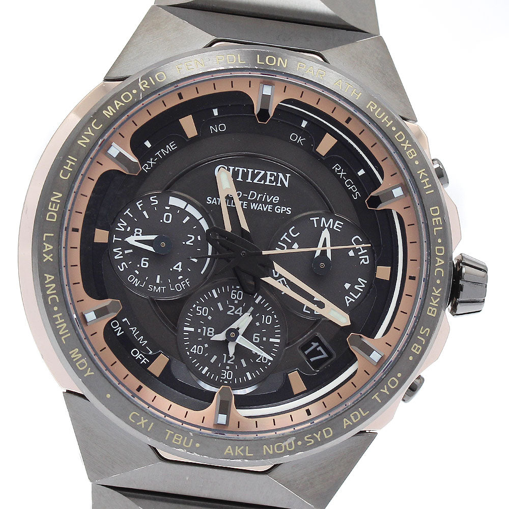 CITIZEN F950-T026729/CC4025-82E Satellite Wave Eco-Drive Titanium Technology 50th Anniversary Men's Watch (with inner box and warranty)