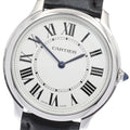CARTIER WSRN0031 Ronde Must de 36mm Quartz Boys' Watch Excellent Condition with Warranty.
