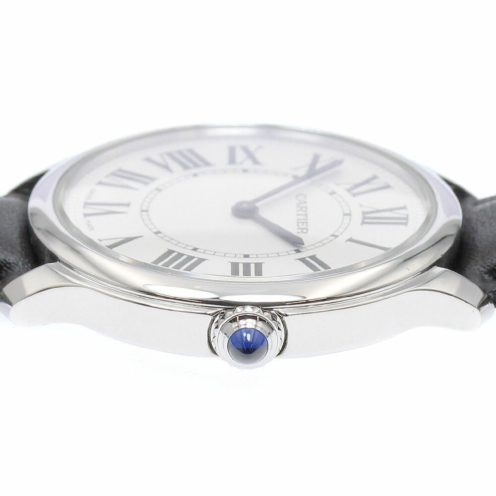 CARTIER WSRN0031 Ronde Must de 36mm Quartz Boys' Watch Excellent Condition with Warranty.
