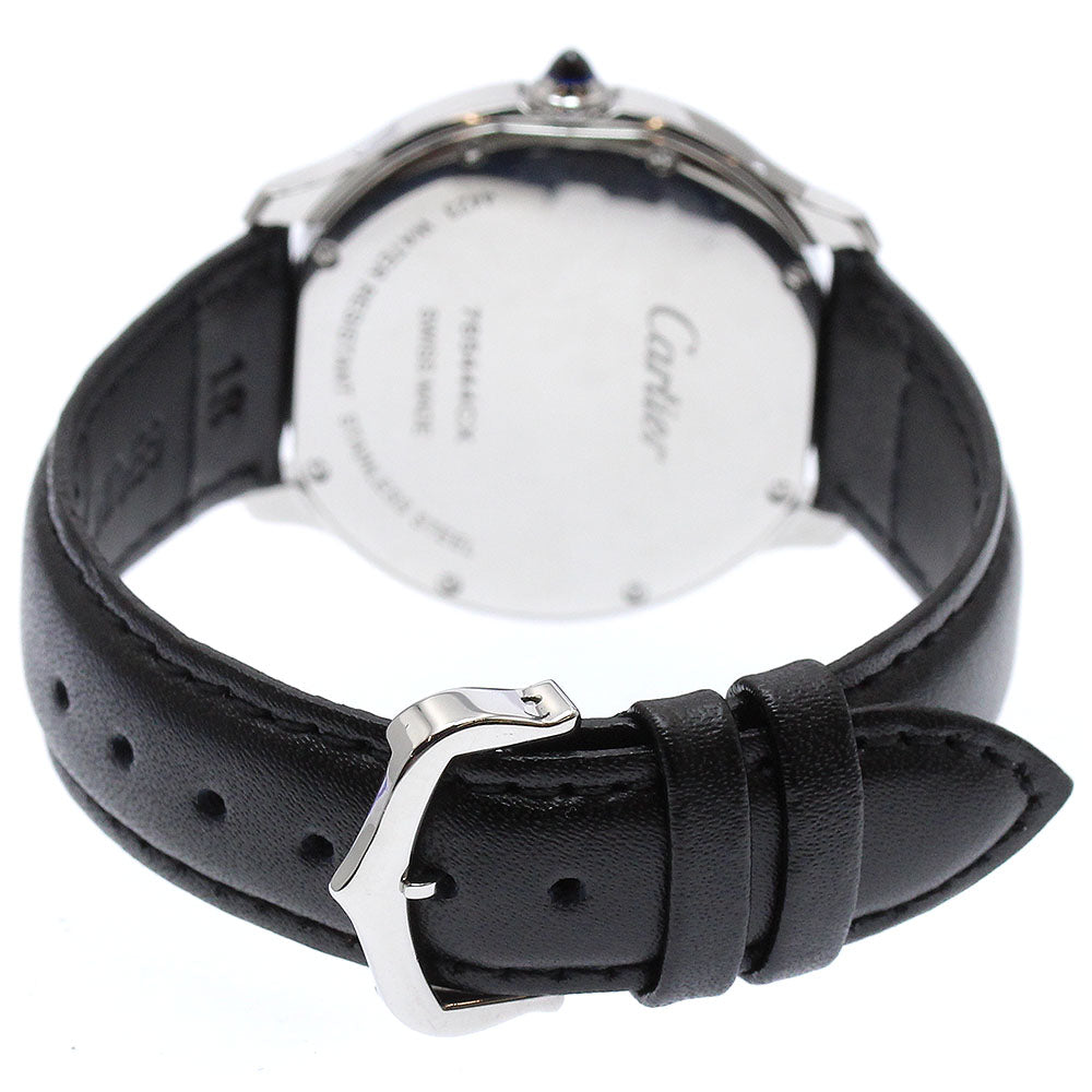 CARTIER WSRN0031 Ronde Must de 36mm Quartz Boys' Watch Excellent Condition with Warranty.