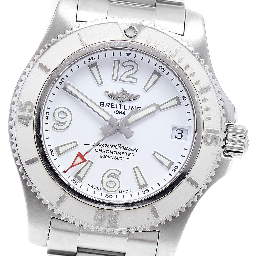 BREITLING A17316 Superocean II 36 Date Automatic Boys' Watch with Warranty