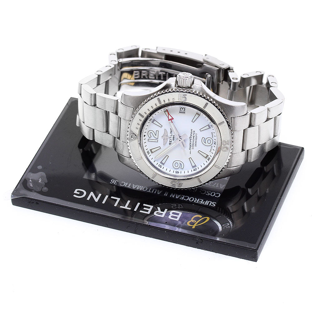 BREITLING A17316 Superocean II 36 Date Automatic Boys' Watch with Warranty