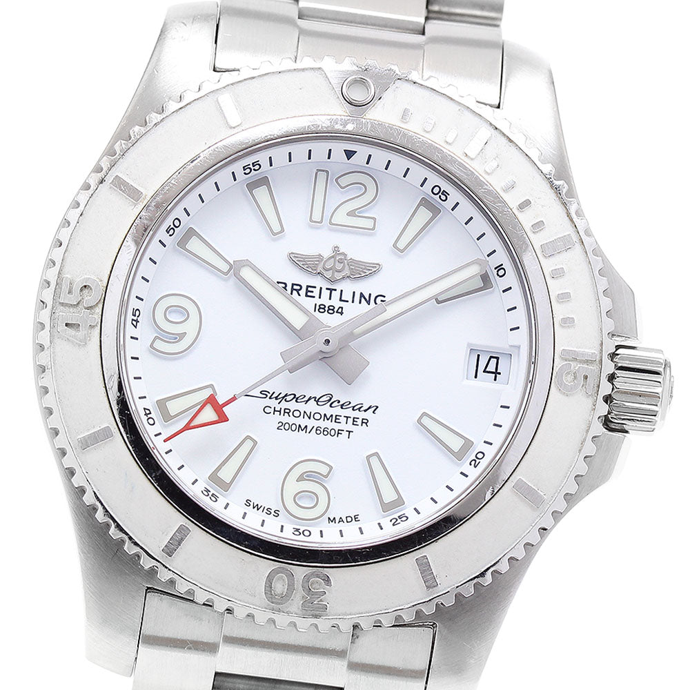 BREITLING A17316 Superocean 36 Date Automatic Boys' Watch with Warranty