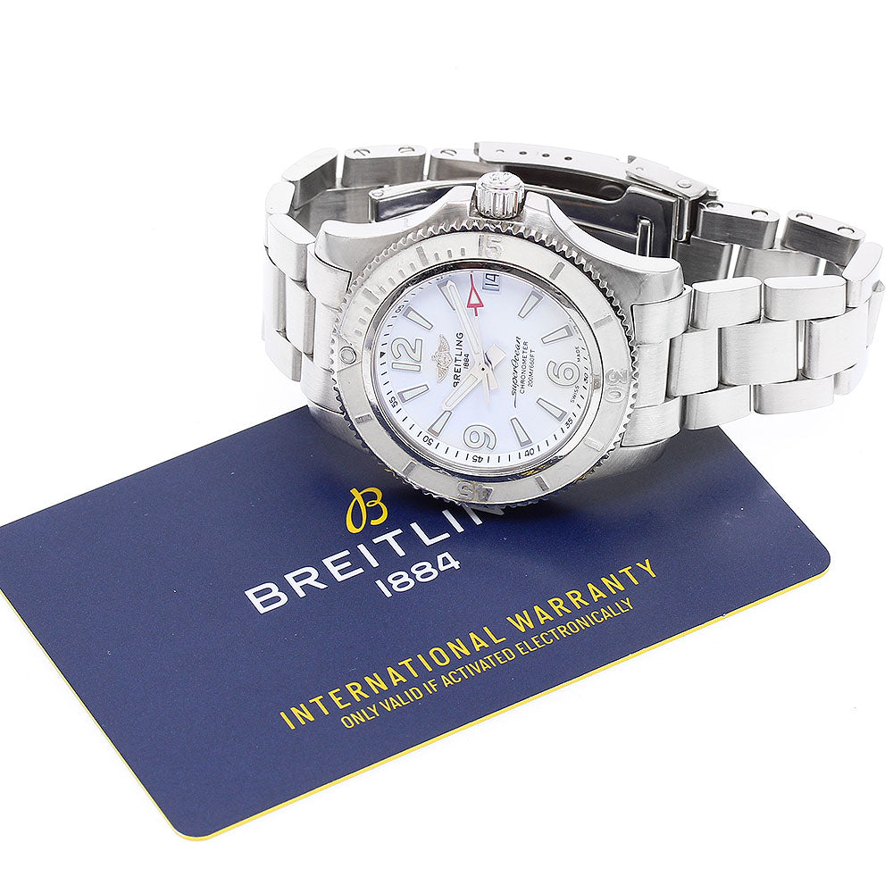 BREITLING A17316 Superocean 36 Date Automatic Boys' Watch with Warranty