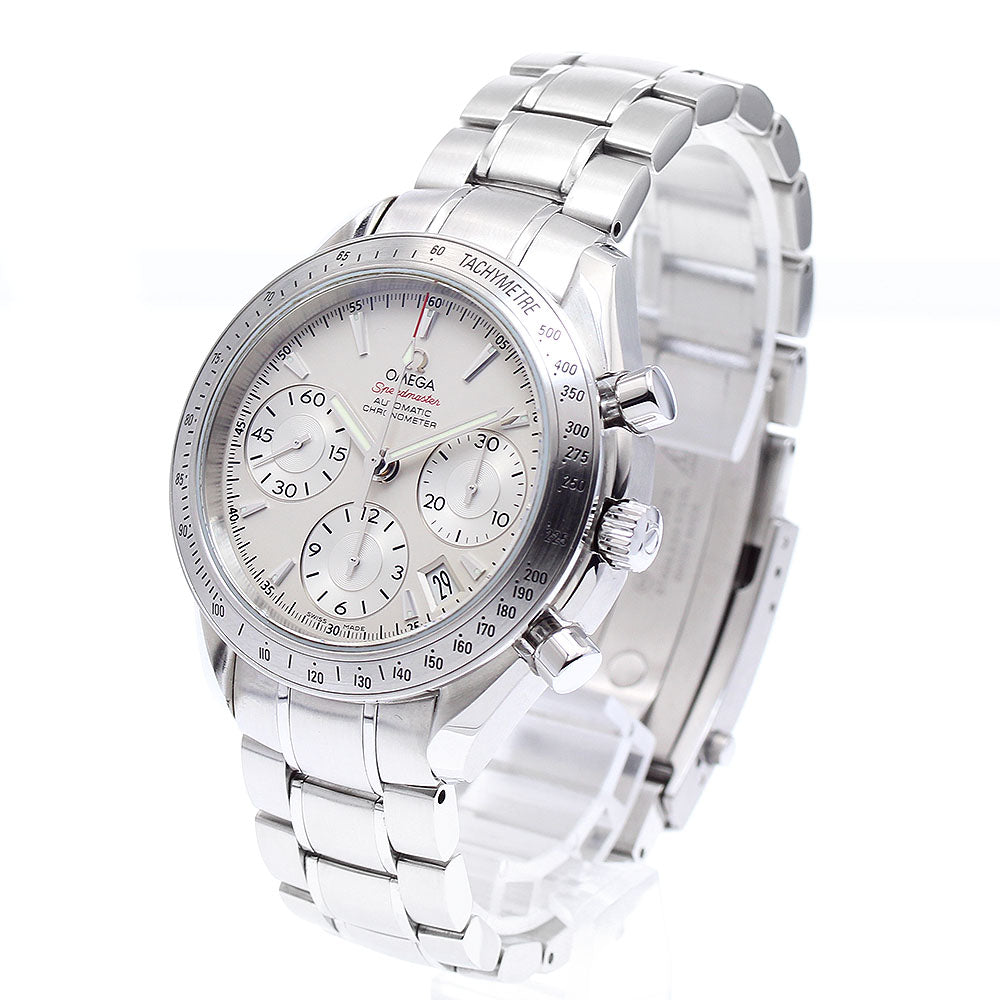 OMEGA 323.10.40.40.02.001 Speedmaster Date Chronograph Automatic Men's Watch (Good Condition)