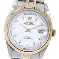 TUDOR 76213 Prince Date-Day YG Combination 5P Diamond Automatic Men's Watch