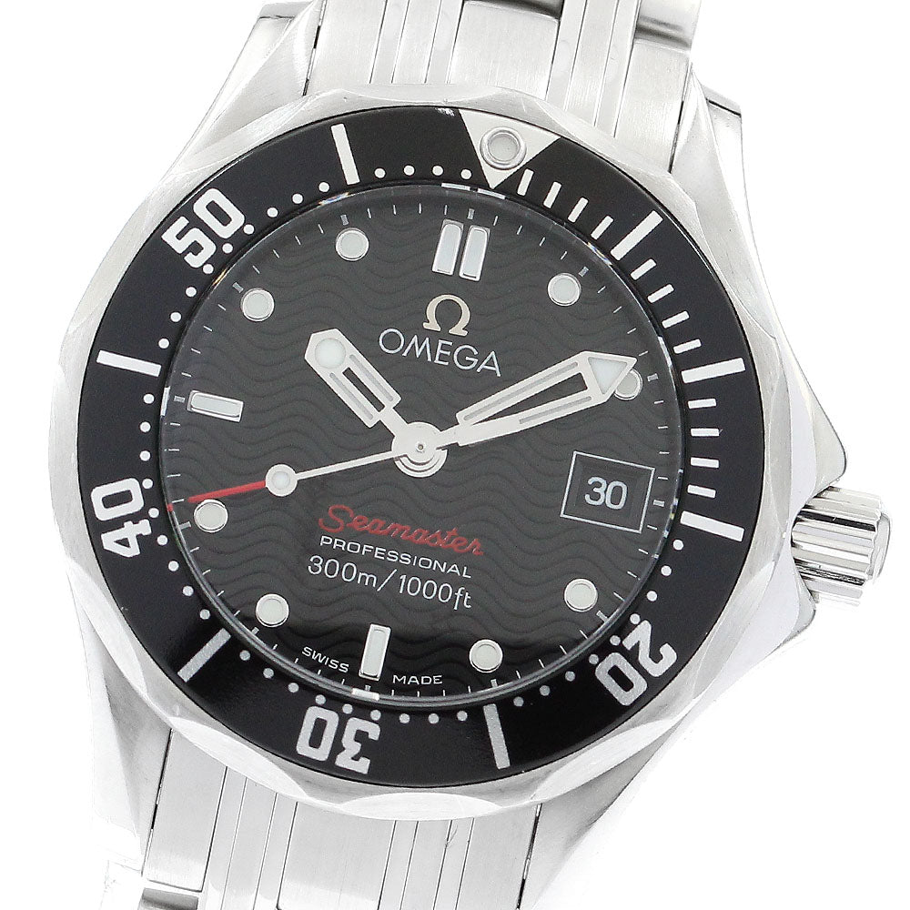 OMEGA 212.30.28.61.01.001 Seamaster 300 Date Quartz Ladies Watch with Warranty Card