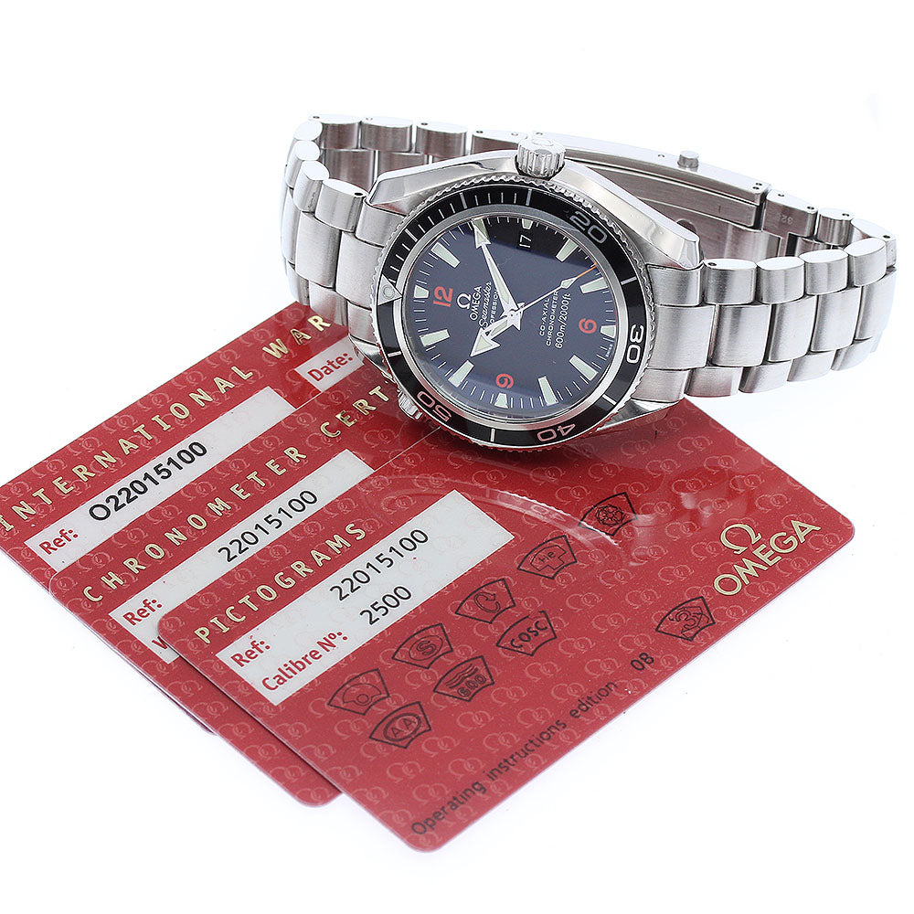 OMEGA 2201.51 Seamaster 600 Planet Ocean Date Co-Axial Automatic Men's Watch with Warranty