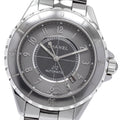 CHANEL H2934 J12 Chromatic 41MM Date Automatic Men's Watch Excellent Condition with Warranty Card