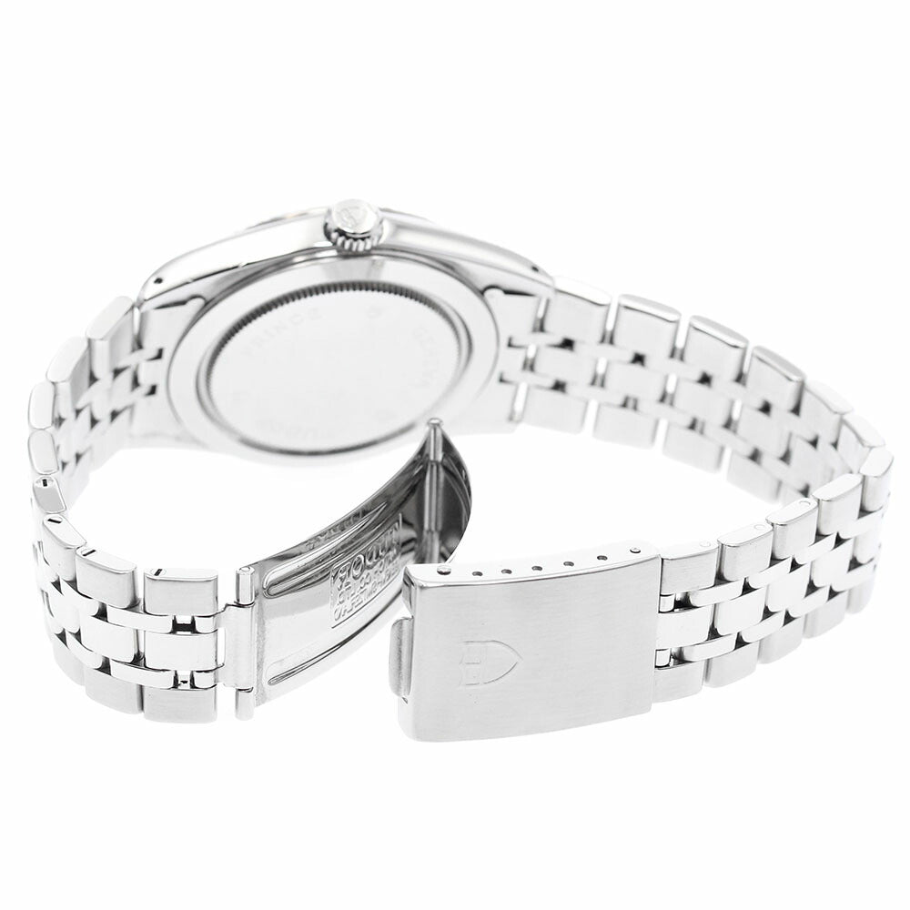 TUDOR 76214 Prince Date-Day 10P Diamond WG Bezel Automatic Men's Watch