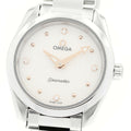 OMEGA 220.10.28.60.54.001 Seamaster Aqua Terra 4P Diamond Quartz Ladies Watch with Warranty