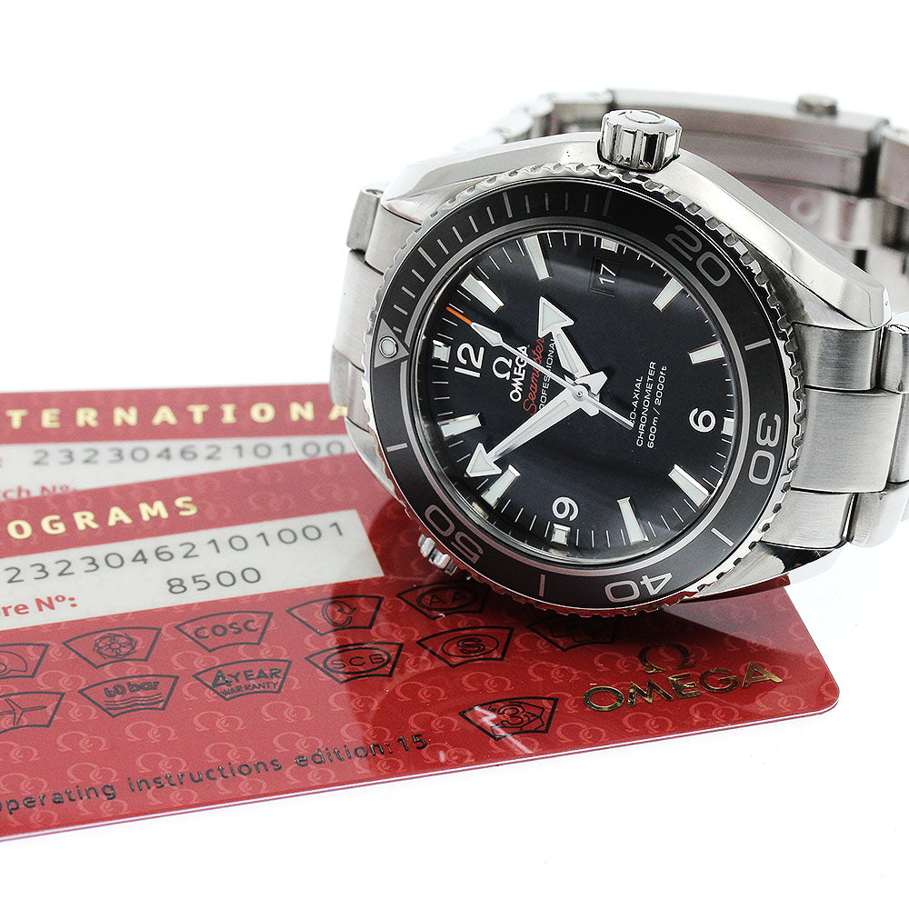 OMEGA 232.30.46.21.01.001 Seamaster Planet Ocean Date Automatic Men's Watch with Warranty