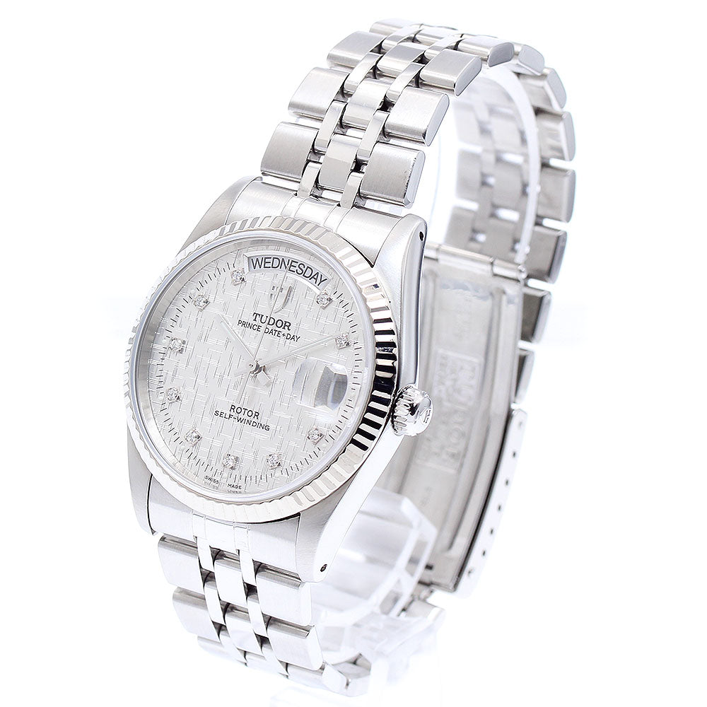TUDOR 76214 Prince Date-Day 10P Diamond Automatic Men's Watch