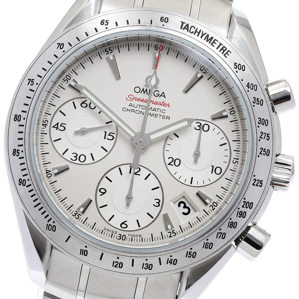 OMEGA 323.10.40.40.02.001 Speedmaster Date Chronograph Automatic Men's Watch Excellent Condition with Warranty.