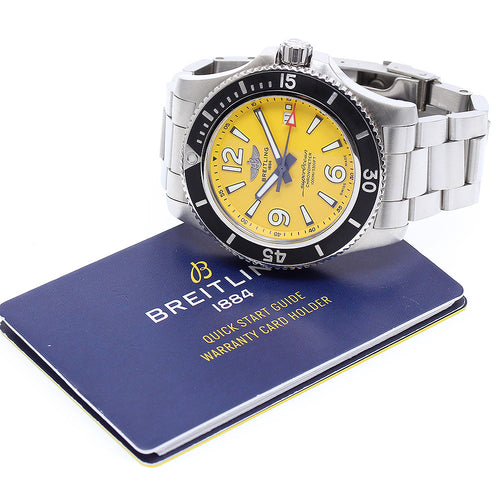 BREITLING A17367 Superocean Date Automatic Men's Watch Excellent Condition with Warranty.