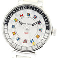 LOUIS VUITTON QA096 Tambour Moon Dual Time GMT Quartz Men's Watch (with box and warranty)