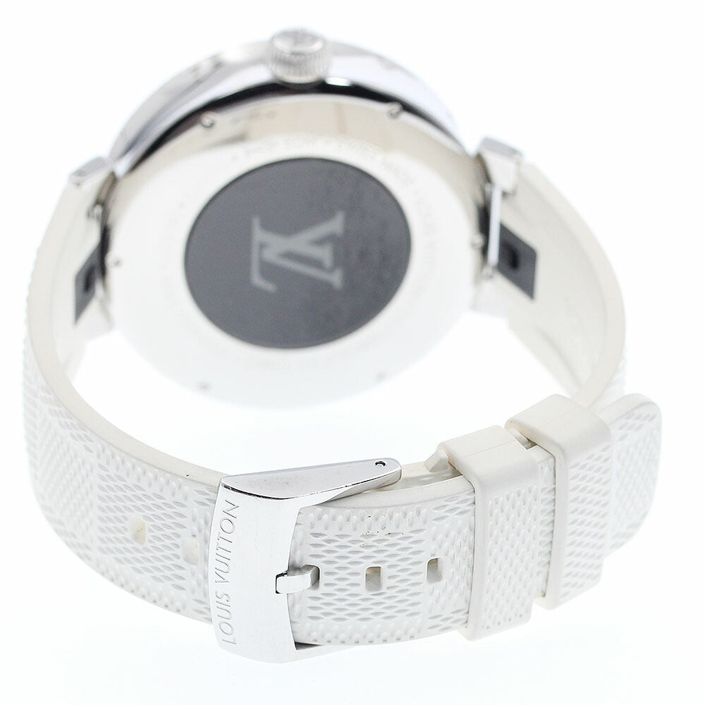 LOUIS VUITTON QA096 Tambour Moon Dual Time GMT Quartz Men's Watch (with box and warranty)