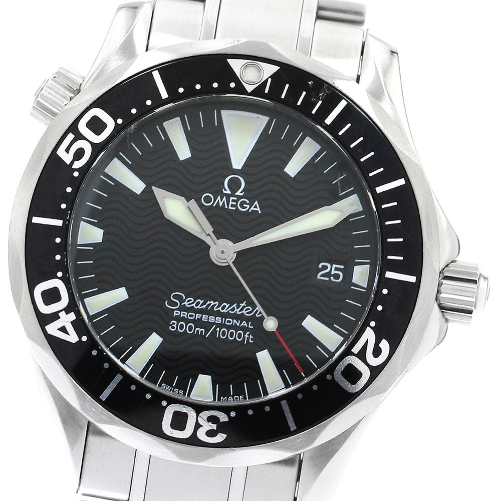 OMEGA 2262.50 Seamaster 300 Professional Date Quartz Boys' Watch with Warranty Card