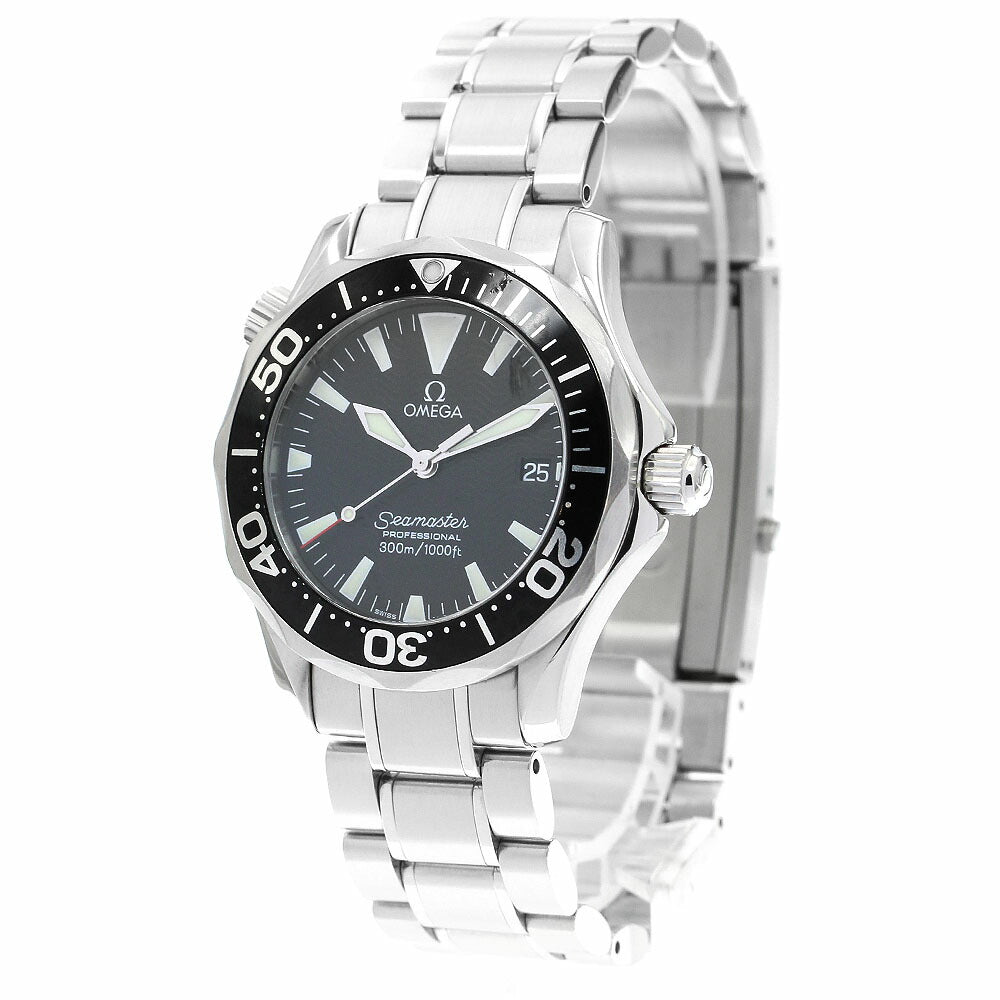 OMEGA 2262.50 Seamaster 300 Professional Date Quartz Boys' Watch with Warranty Card