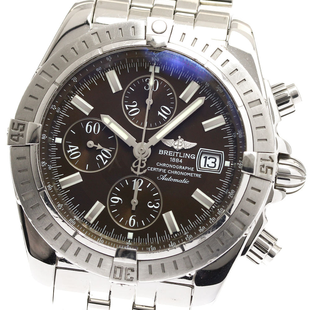 BREITLING A13356 Chronomat Evolution Automatic Men's Watch with Warranty