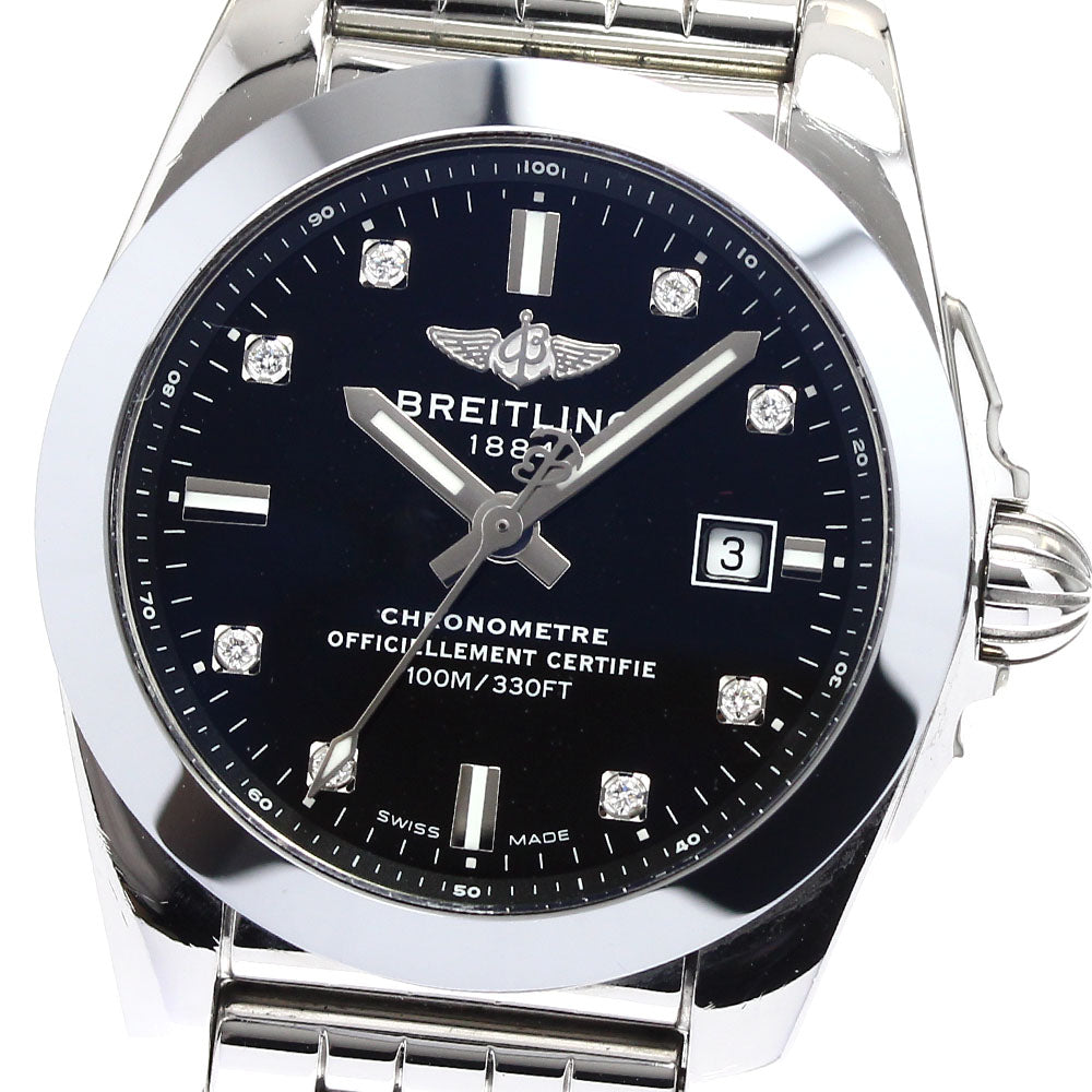 BREITLING W72348 Galactic 29 Sleek 8-Diamond Quartz Women's Watch with Warranty