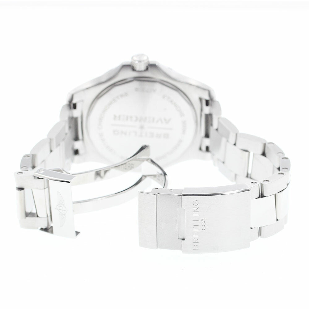 BREITLING A17318 Avenger Automatic 43 Date Automatic Men's Watch Excellent Condition with Box and Warranty Card