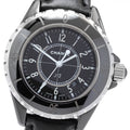 CHANEL H0682 J12 Black Ceramic 33mm Quartz Women's Watch (Good Condition)