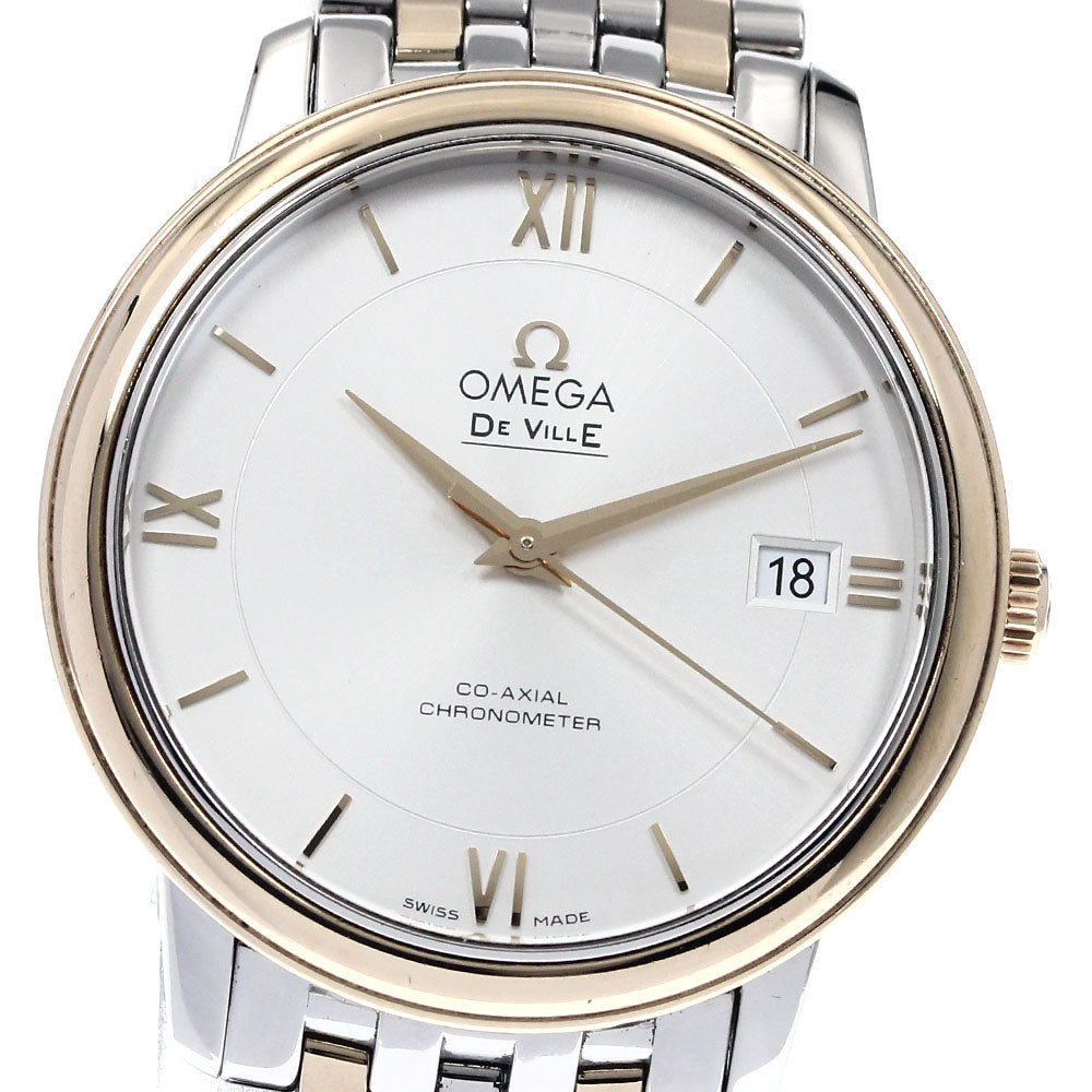 OMEGA 424.20.37.20.02.001 De Ville Prestige Co-Axial Chronometer Automatic Men's Watch with Warranty