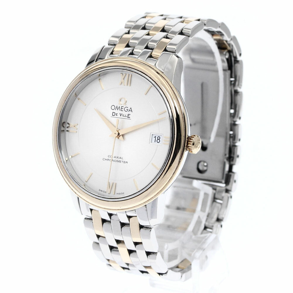 OMEGA 424.20.37.20.02.001 De Ville Prestige Co-Axial Chronometer Automatic Men's Watch with Warranty