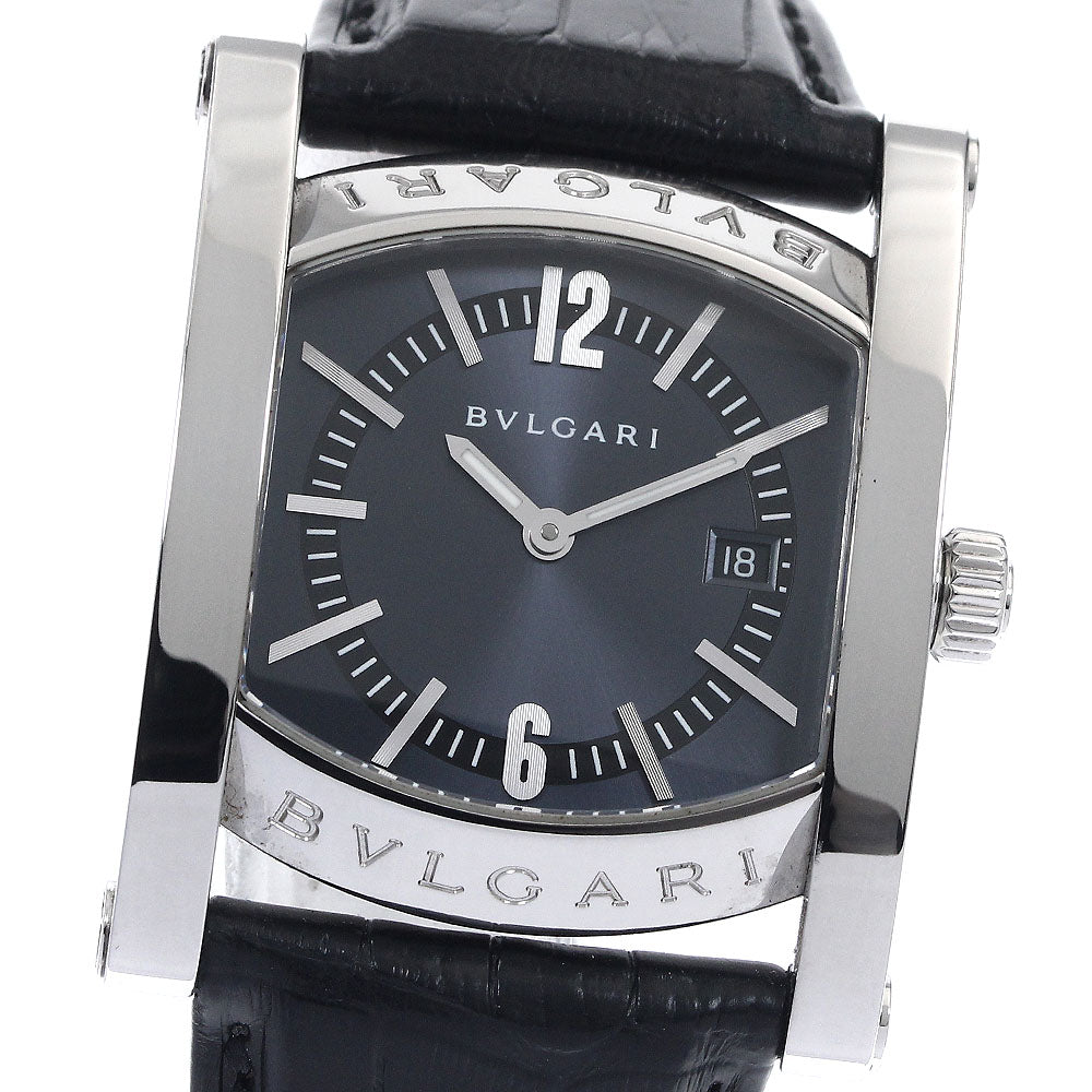 BVLGARI AA39S Assioma Date Quartz Boys