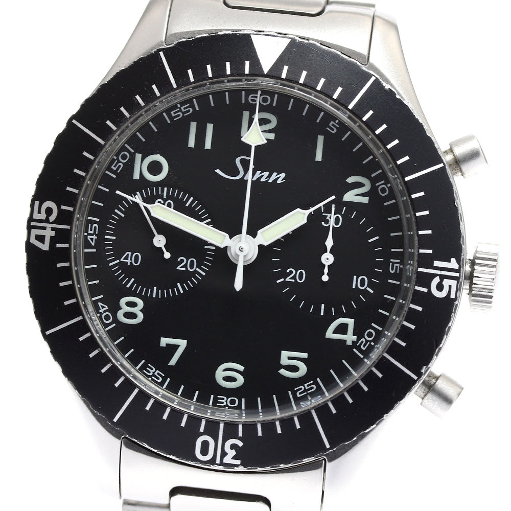 Sinn 155 Replica Chronograph Limited Edition of 200 in Japan Manual Winding Men's Watch Excellent Condition with Warranty.