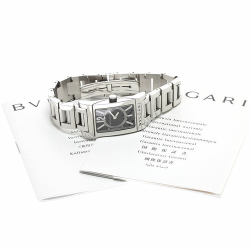 BVLGARI RT39S Rettangolo Quartz Ladies Watch with Warranty