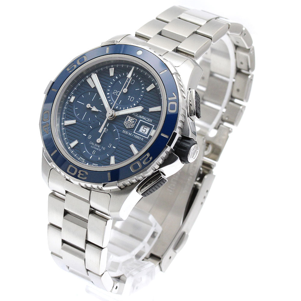 TAG Heuer CAK2112.BA0833 Aquaracer Date Chronograph Automatic Men's Watch Excellent Condition with Warranty.